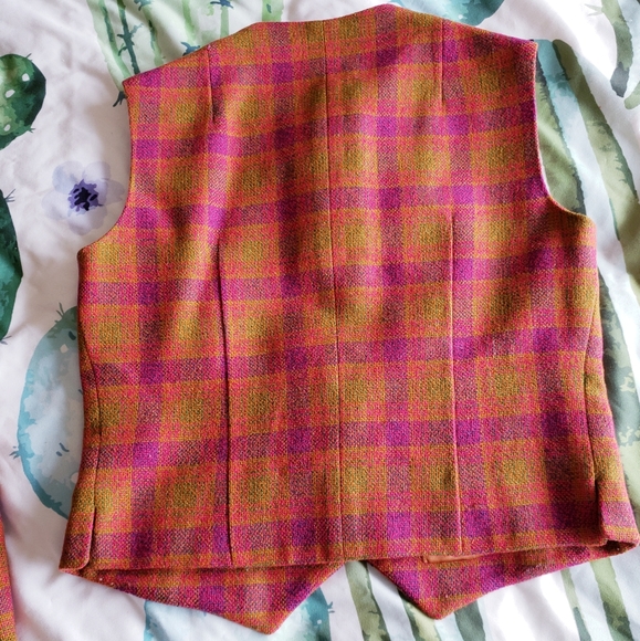 Vintage wool coat & vest set - Picture 9 of 9